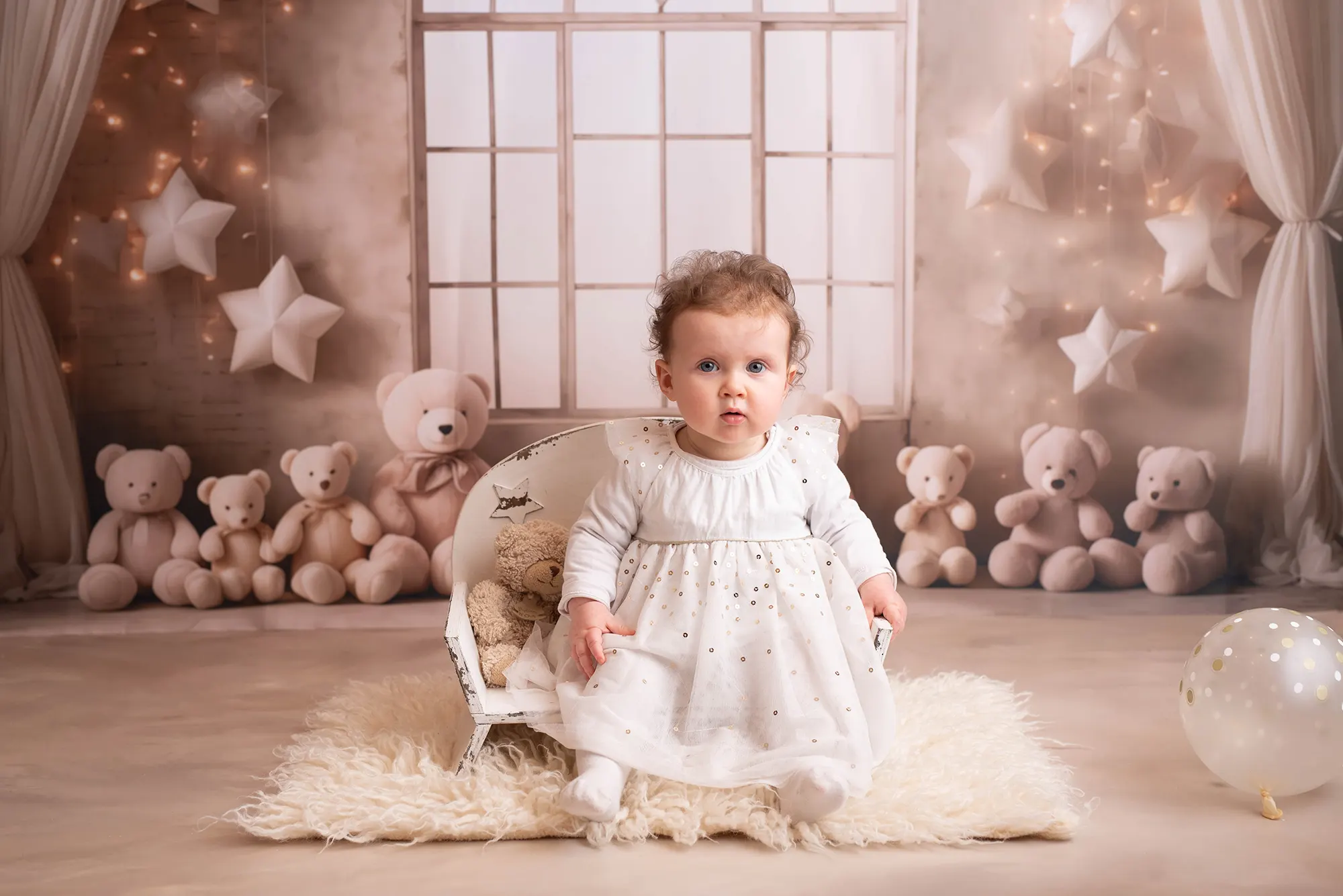 Photographe enfant en Sarthe – fond étoilé