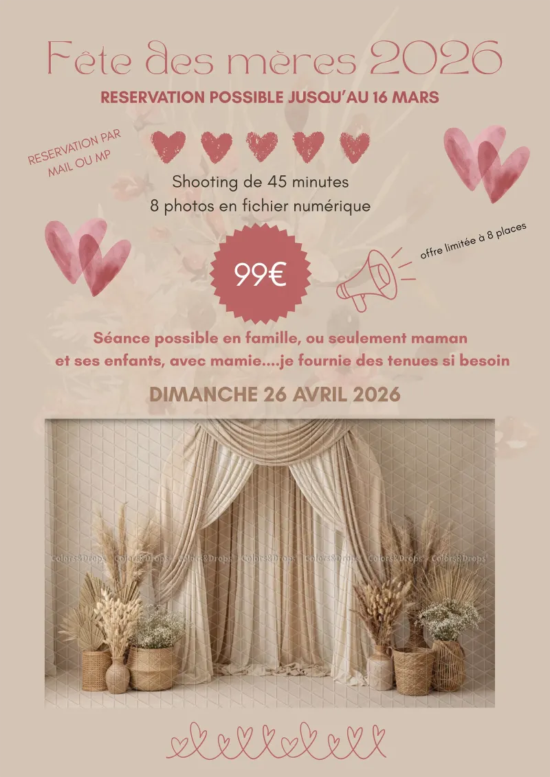 Photographe Sarthe Le Mans - Fête des mères 2026