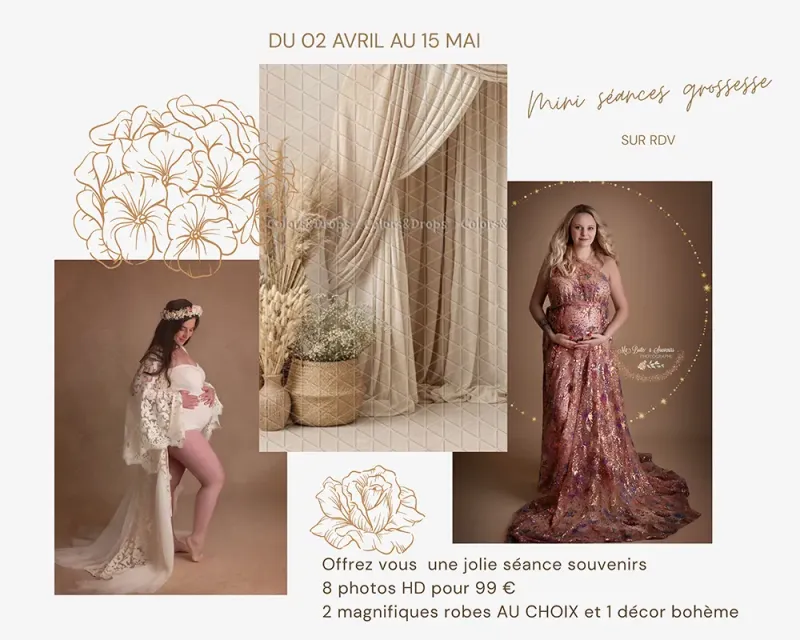 Photographe Sarthe Le Mans - Mini séance Grossesse 2026